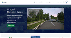 Desktop Screenshot of morpethnorthernbypass.org