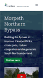 Mobile Screenshot of morpethnorthernbypass.org
