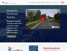 Tablet Screenshot of morpethnorthernbypass.org